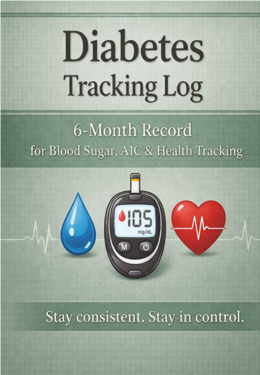 Cover of Diabetes Tracking Log Book